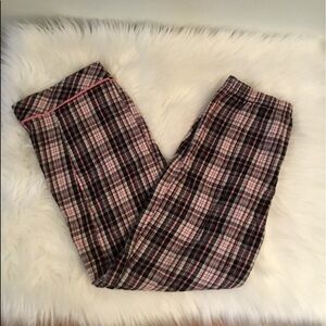 Victoria’s Secret XS pink black gray with plaid with silver metallic